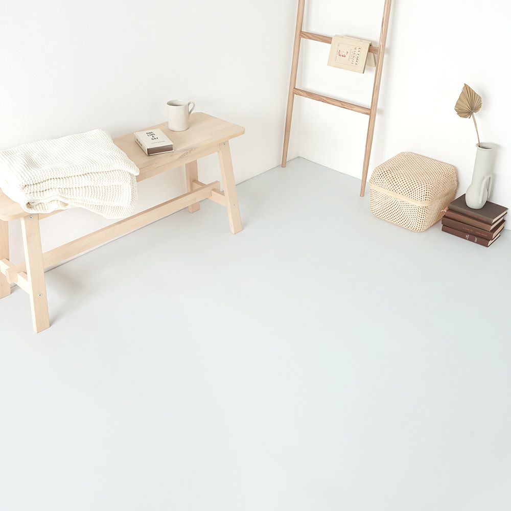 貼ってはがせる 床リメイクシート「Hatte me Floor Palette (ハッテミーフロア パレット)」 Mono モノ (65cm×1mサイズ) 73 シルバー