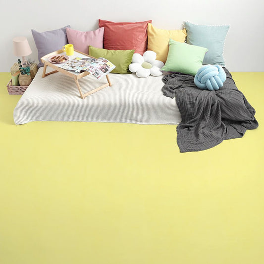 貼ってはがせる 床リメイクシート「Hatte me Floor Palette (ハッテミーフロア パレット)」 Pastel パステル (65cm×1mサイズ) 02 バター