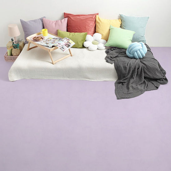 貼ってはがせる 床リメイクシート「Hatte me Floor Palette (ハッテミーフロア パレット)」 Pastel パステル (65cm×1mサイズ) 08 ラベンダー