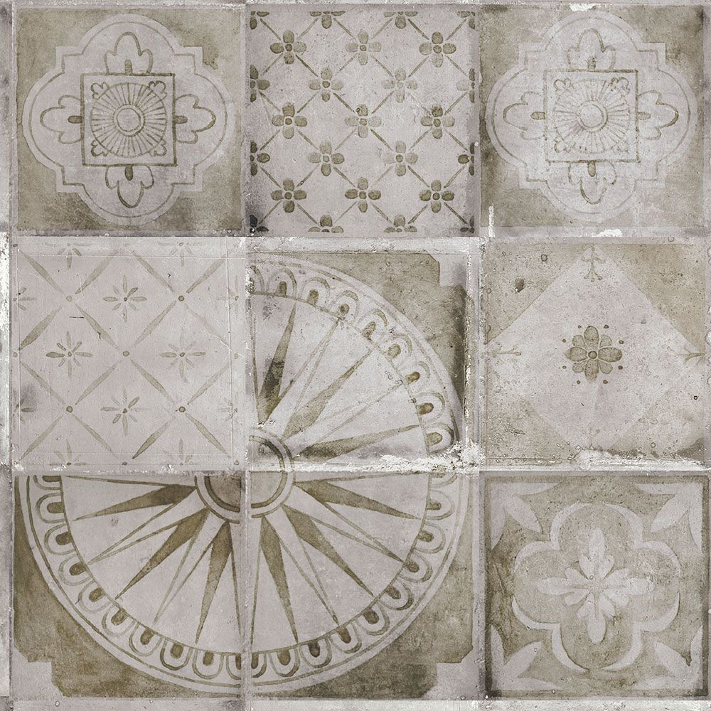 はがせるキズ防止シート 「Hatte me! Square Hard ハッテミースクエアハード」 42cm×42cm　6枚セット シャビータイル  FLSQ-SHTT-01