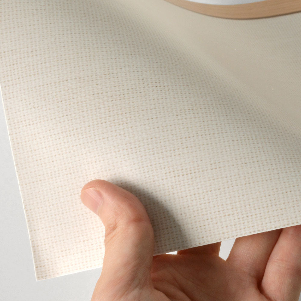 水はね防止シート ファブリック アイボリー MBS-NA05（25cm×1.3m）貼ってはがせる　Hatte me! (ハッテミー)　横長サイズ