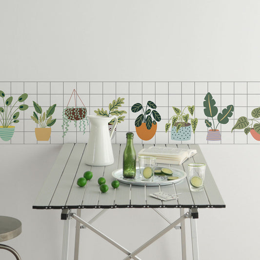 水はね防止シート 観葉植物 MBS-PO10（25cm×1.3m）貼ってはがせる　Hatte me! (ハッテミー)　横長サイズ