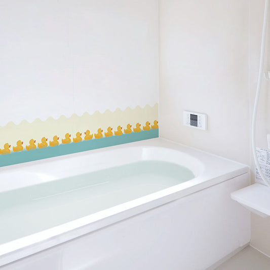 水はね防止シート ラバーダック MBS-PO11（25cm×1.3m）貼ってはがせる　Hatte me! (ハッテミー)　横長サイズ