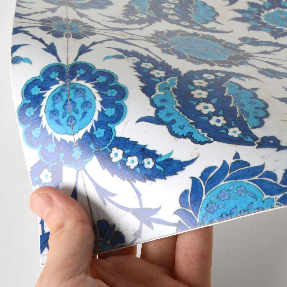 水はね防止シート ヘリテージタイル サズ MBS-VT02（25cm×1.3m）貼ってはがせる　Hatte me! (ハッテミー)　横長サイズ