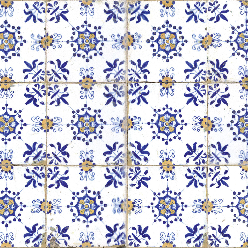 水はね防止シート ヘリテージタイル リリー MBS-VT05（25cm×1.3m）貼ってはがせる　Hatte me! (ハッテミー)　横長サイズ