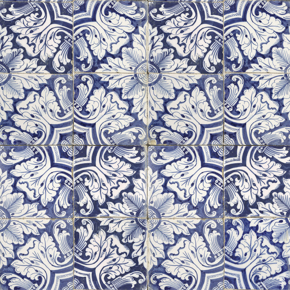 水はね防止シート ヘリテージタイル リーフ MBS-VT06（25cm×1.3m）貼ってはがせる　Hatte me! (ハッテミー)　横長サイズ