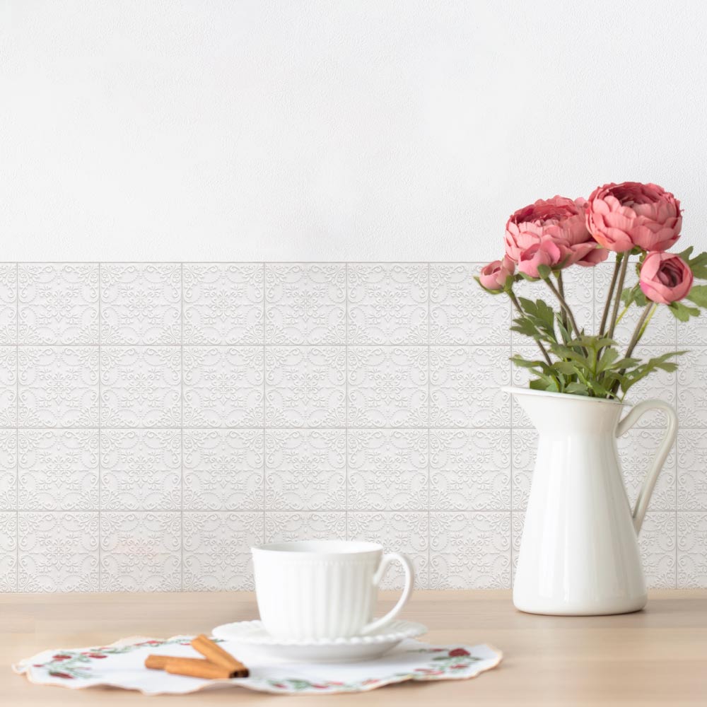 水はね防止シート Mon Sucrier シュガータイル  MBS-MS08（25cm×1.3m）