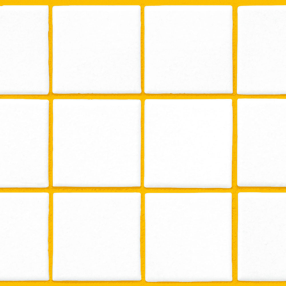 水はね防止シート What's poppin? スクエアタイル イエロー MBS-WP13（25cm×1.3m）