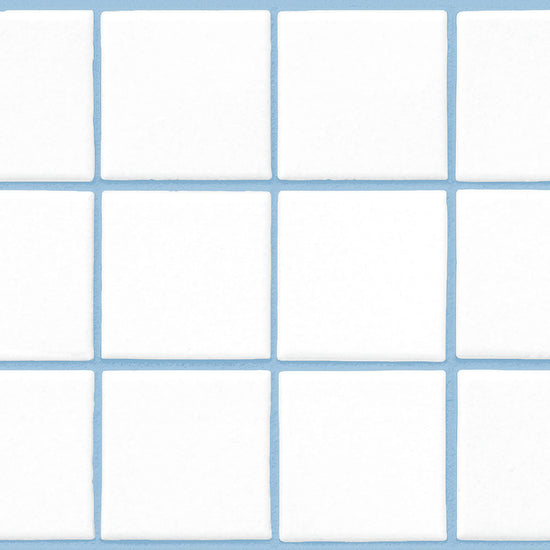 水はね防止シート What's poppin? スクエアタイル ライトブルー MBS-WP15（25cm×1.3m）