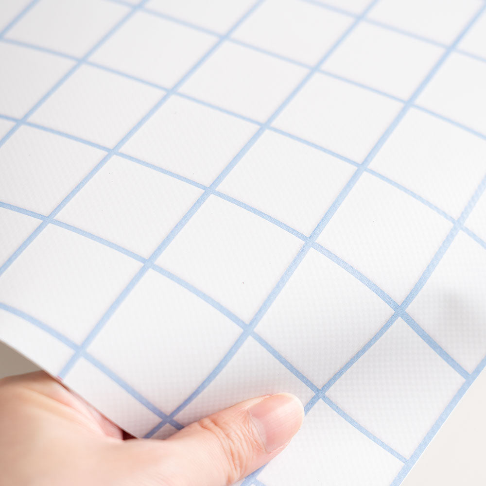 水はね防止シート What's poppin? ミニスクエアタイル ライトブルー MBS-WP20（25cm×1.3m）