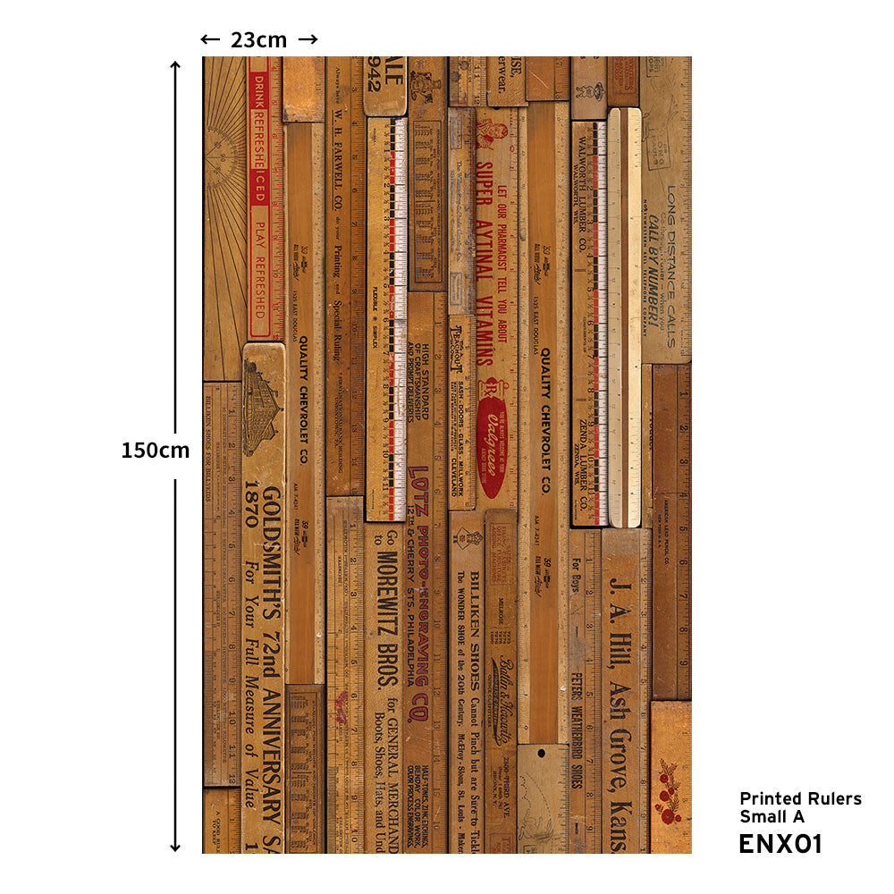EASY WALL TAPE NLXL ENX01 Printed Rulers Small A（イージーウォールテープ）幅23cm×6m