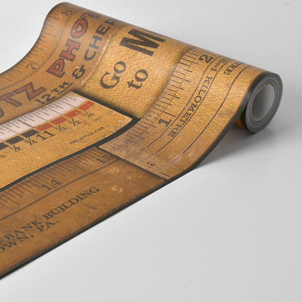 EASY WALL TAPE NLXL ENX01 Printed Rulers Small A（イージーウォールテープ）幅23cm×6m