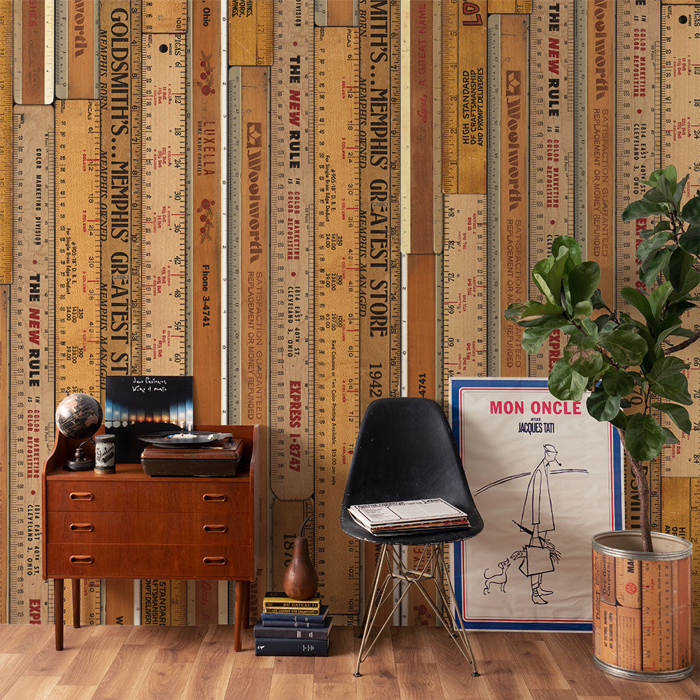 EASY WALL TAPE NLXL ENX03 Printed Rulers Large A（イージーウォールテープ）幅23cm×6m