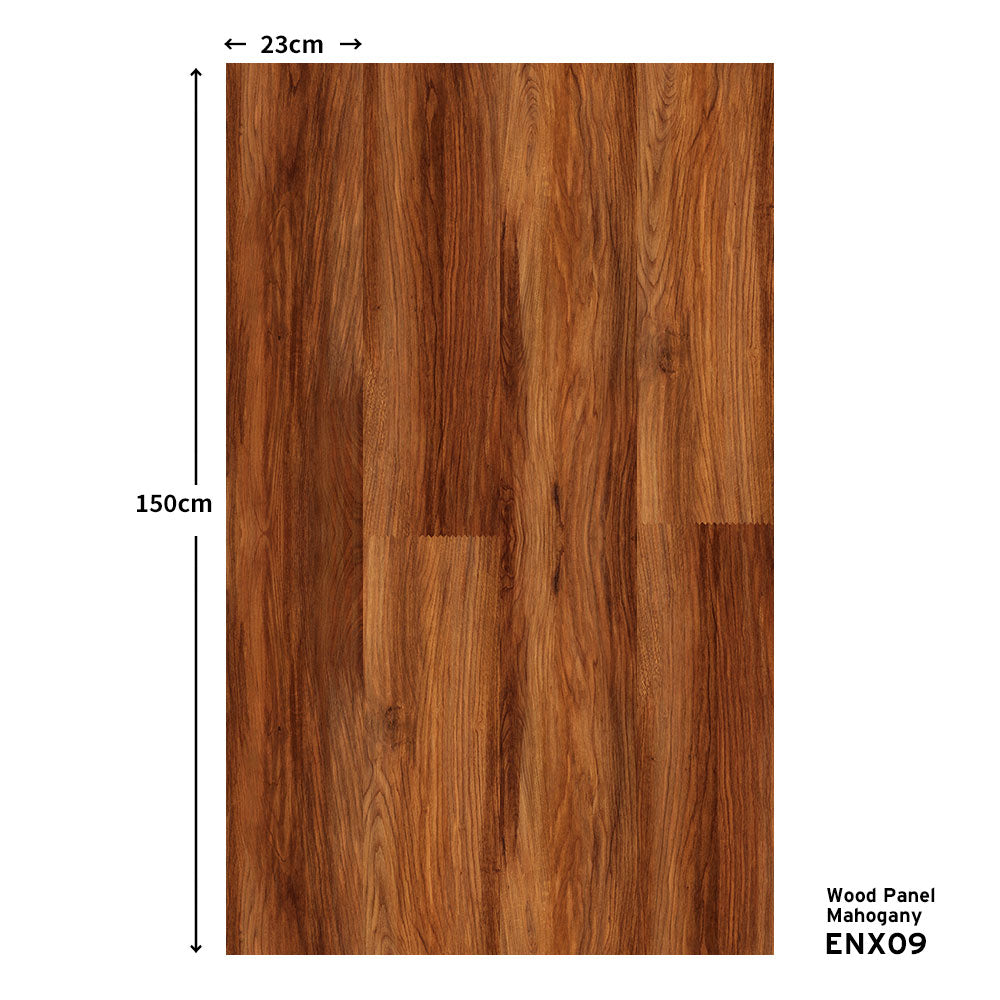 EASY WALL TAPE NLXL ENX09 Wood Panel Mahogany（イージーウォールテープ）幅23cm×6m