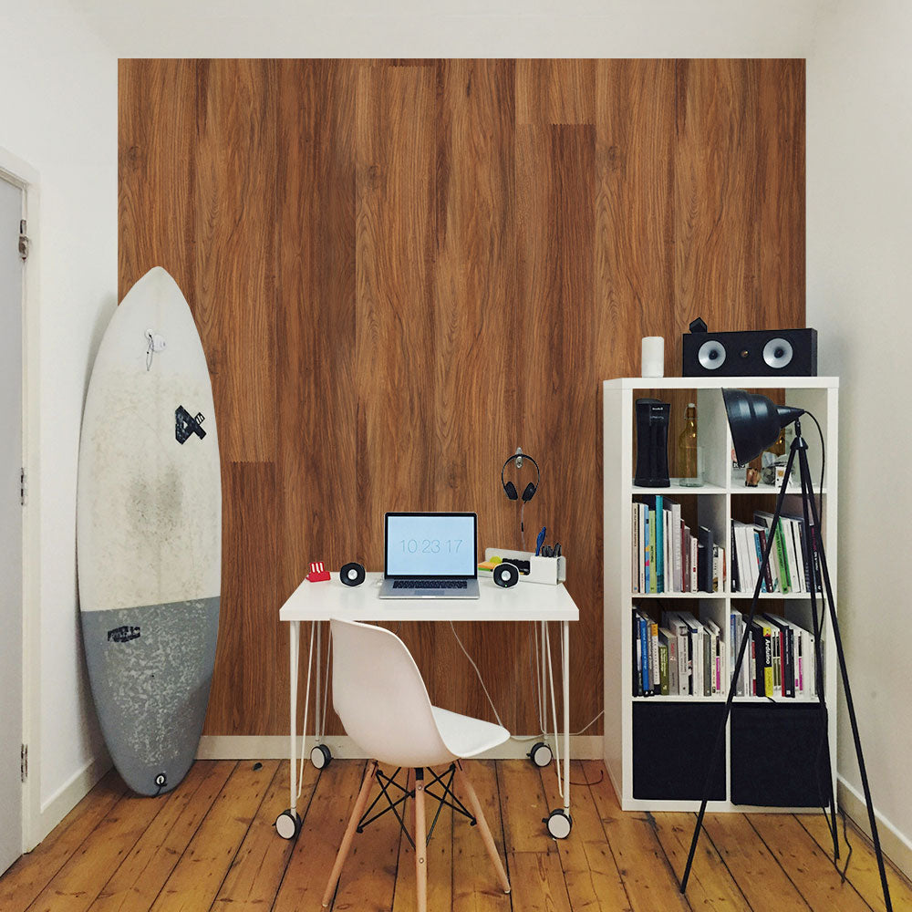 EASY WALL TAPE NLXL ENX09 Wood Panel Mahogany（イージーウォールテープ）幅23cm×6m