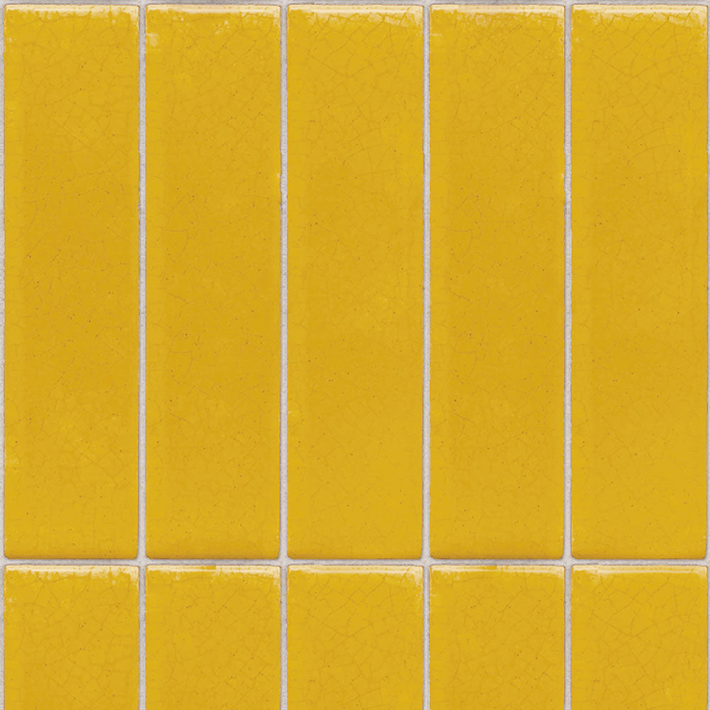 【5本セット】EASY WALL TAPE ビルヂングタイル/マスタード ERT18 レトロトレ イージーウォールテープ （幅23cm×6m）