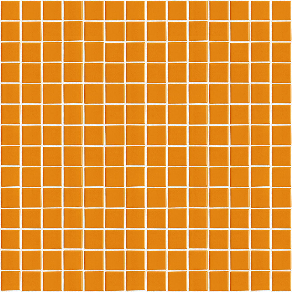 マステ感覚で貼る壁紙 EASY WALL TAPE レトロモザイク/オレンジ ERT19 レトロトレ イージーウォールテープ （幅23cm×6m）