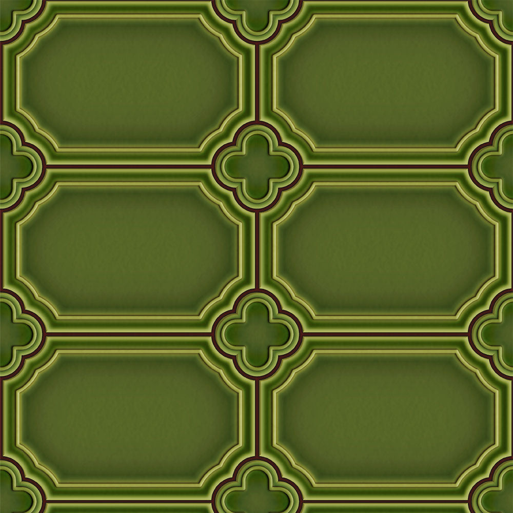 【3本セット】EASY WALL TAPE ティールーム/グリーンティー ERT22 レトロトレ イージーウォールテープ （幅23cm×6m）