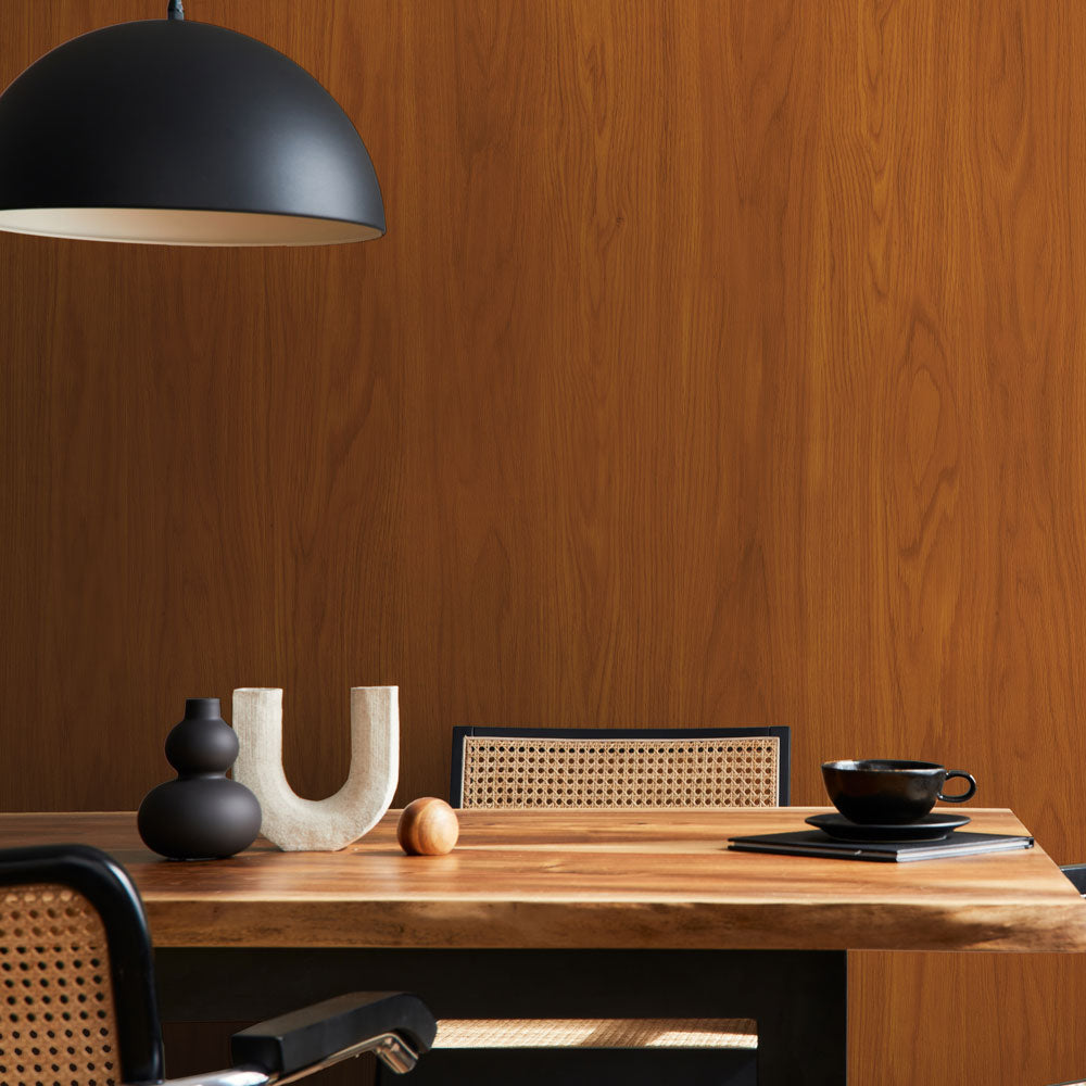 マステ感覚で貼る壁紙 EASY WALL TAPE グランマホーム/ディープオレンジ ERT25 レトロトレ イージーウォールテープ （幅23cm×6m）