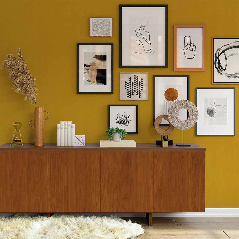 マステ感覚で貼る壁紙 EASY WALL TAPE グランマホーム/ディープオレンジ ERT25 レトロトレ イージーウォールテープ （幅23cm×6m）