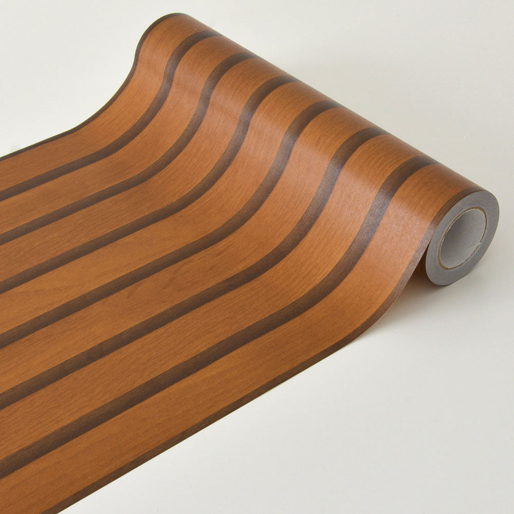 【5本セット】EASY WALL TAPE リブウッド/ディープブラウン ERT26 レトロトレ イージーウォールテープ （幅23cm×6m）