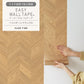 【5本セット】EASY WALL TAPE ヘリンボーン/ナチュラル EST03 SLOW TiME イージーウォールテープ （幅23cm×6m）