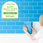 【3本セット】EASY WALL TAPE メトロタイル/ブルー EWP20 What’s poppin? イージーウォールテープ （幅23cm×6m）