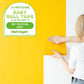 マステ感覚で貼る壁紙 EASY WALL TAPE ウッドパネル/イエロー EWP21 What’s poppin? イージーウォールテープ （幅23cm×6m）