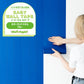 【5本セット】EASY WALL TAPE ウッドパネル/ブルー EWP24 What’s poppin? イージーウォールテープ （幅23cm×6m）