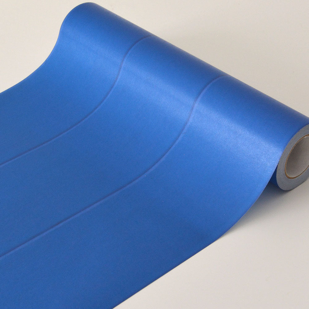 マステ感覚で貼る壁紙 EASY WALL TAPE ウッドパネル/ブルー EWP24 What’s poppin? イージーウォールテープ （幅23cm×6m）