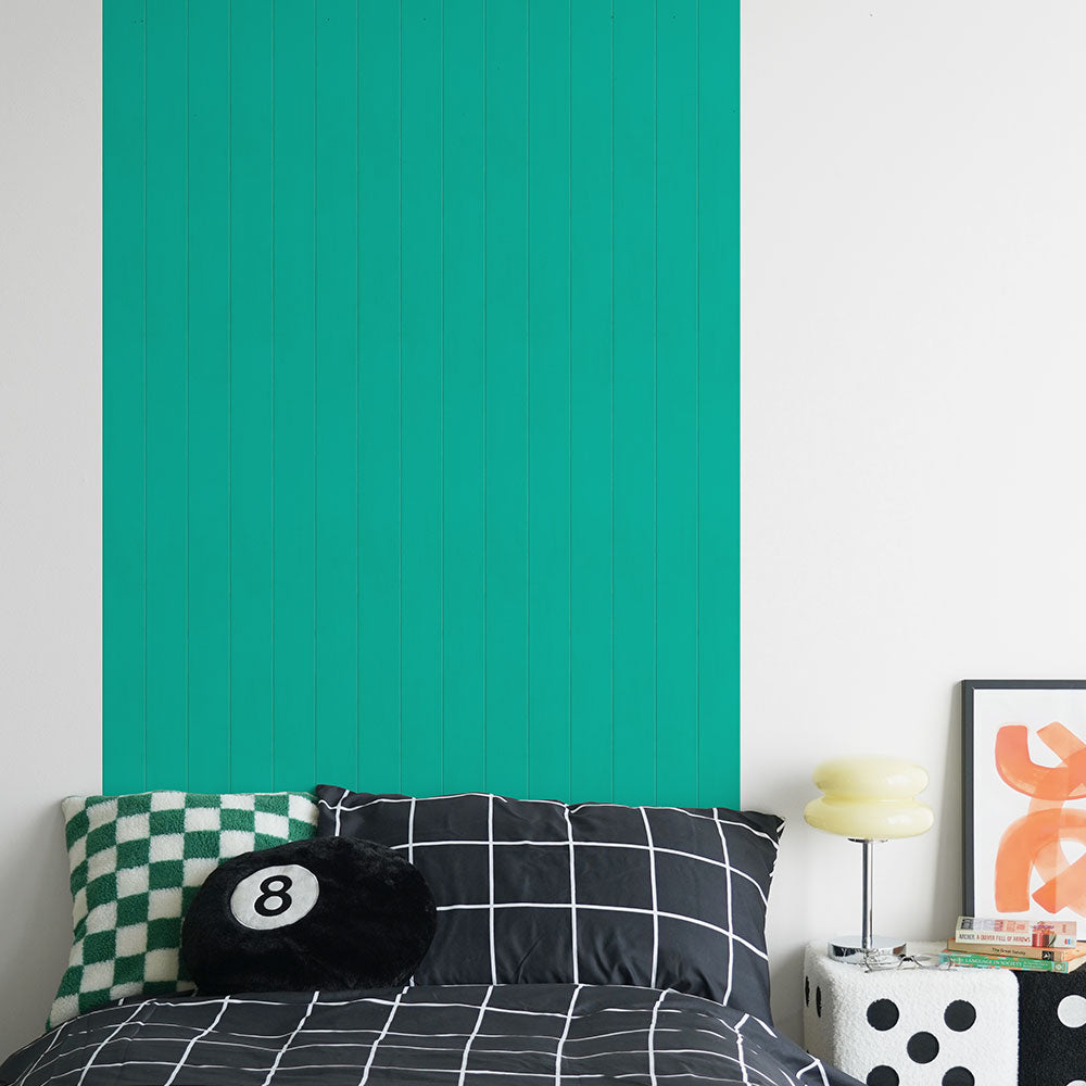 【3本セット】EASY WALL TAPE ウッドパネル/ピーコック EWP25 What’s poppin? イージーウォールテープ （幅23cm×6m）