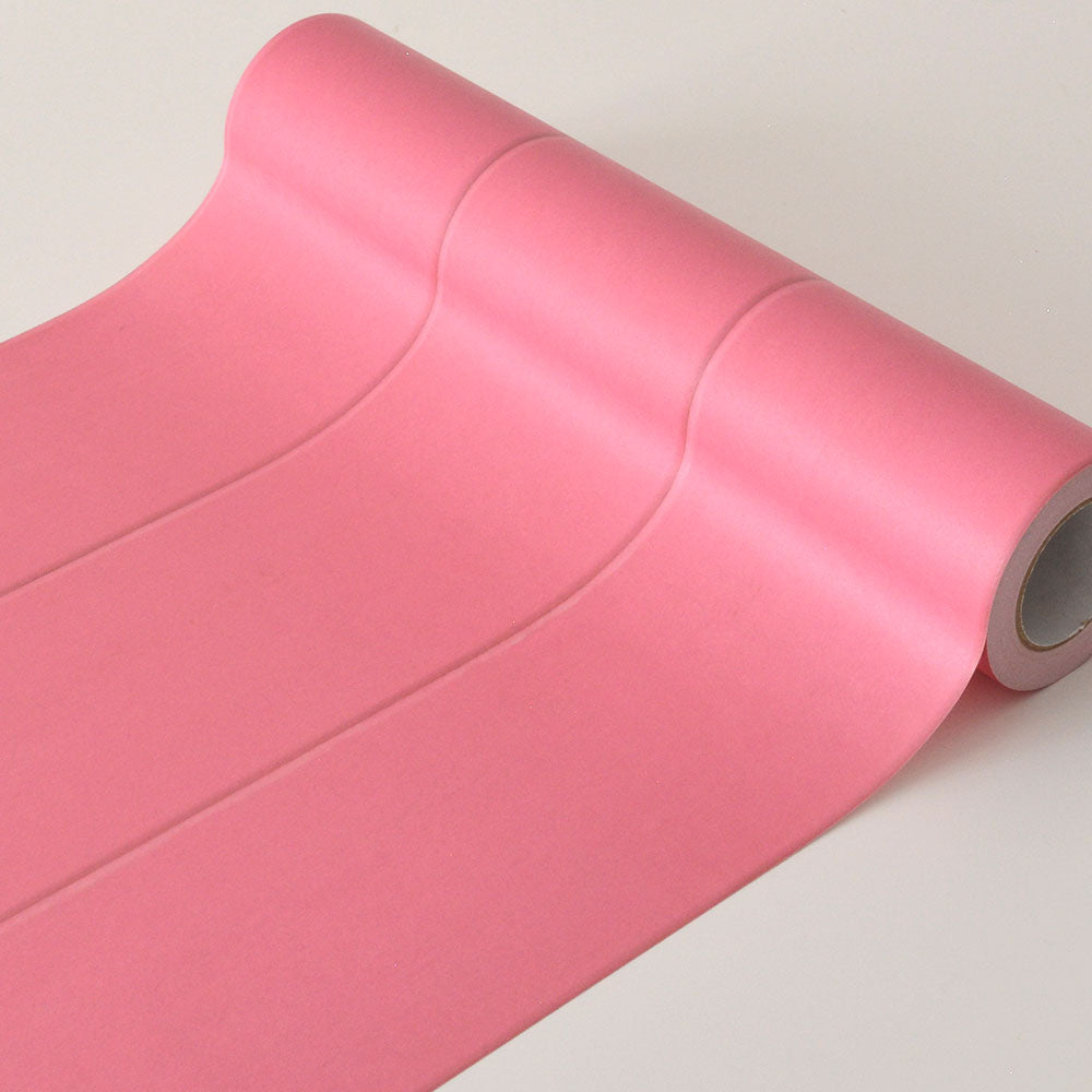 マステ感覚で貼る壁紙 EASY WALL TAPE ウッドパネル/ピンク EWP26 What’s poppin? イージーウォールテープ （幅23cm×6m）