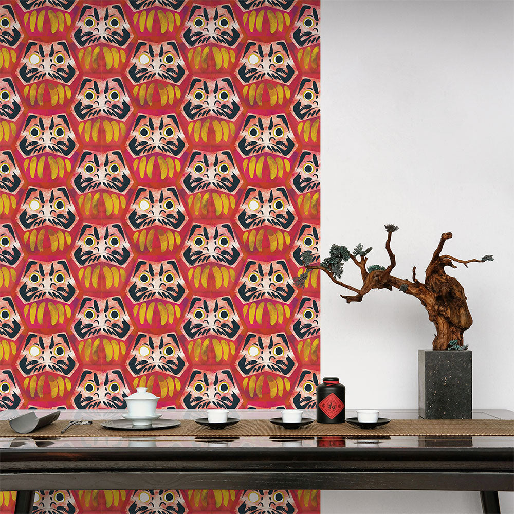 マステ感覚で貼る壁紙 EASY WALL TAPE Daruma kikko EWZ01 WALLTZ ウォルツ イージーウォールテープ（幅23cm×6m）