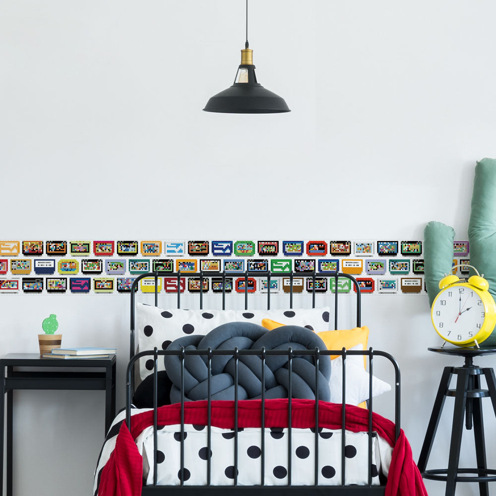 マステ感覚で貼る壁紙 EASY WALL TAPE Pixel Cartridge EWZ06 WALLTZ ウォルツ イージーウォールテープ（幅23cm×6m）