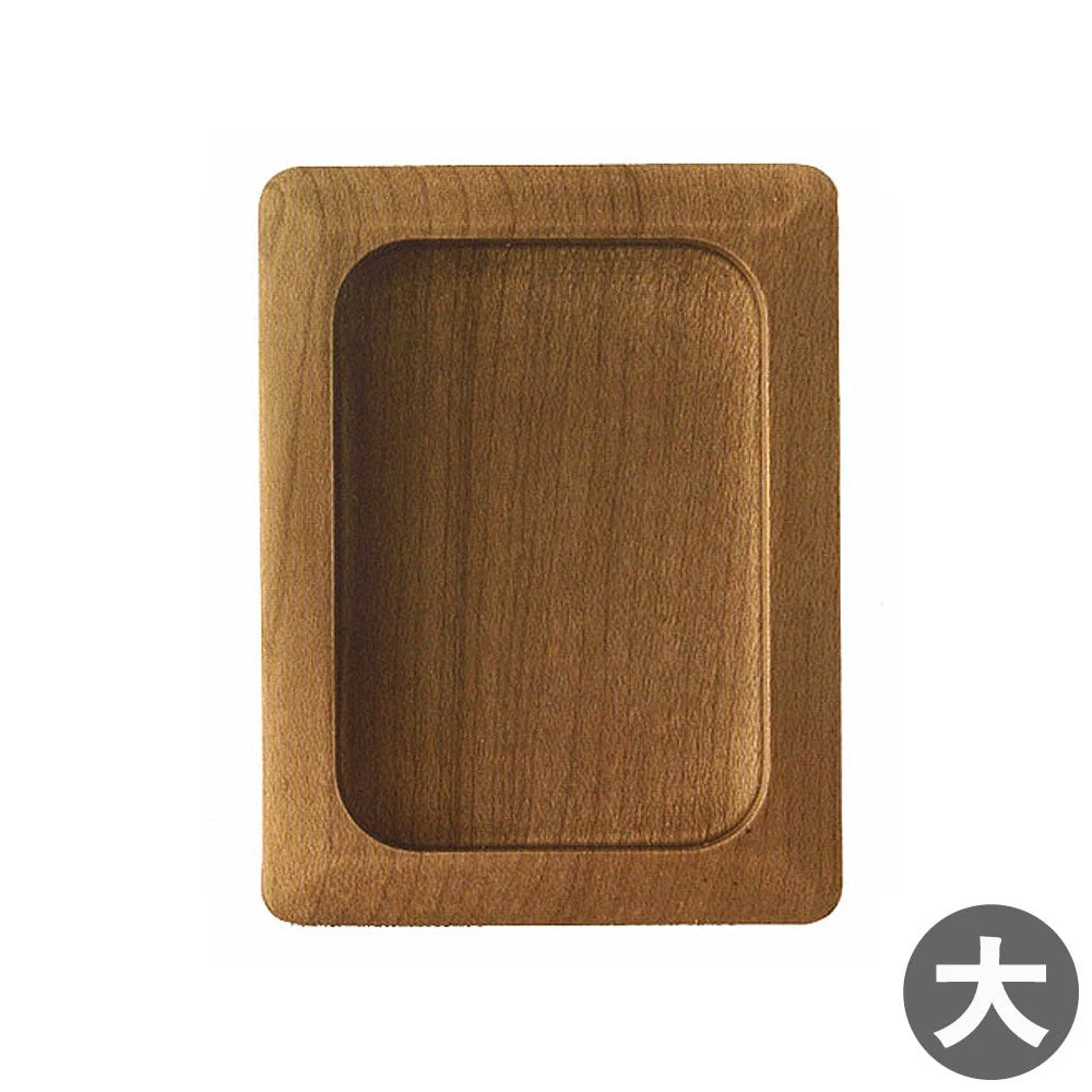 ふすまの引き手 木製引手 メイプルウッド 塗装仕上げ 和 やわらぎ 1726 長方形（1個単位）大サイズ