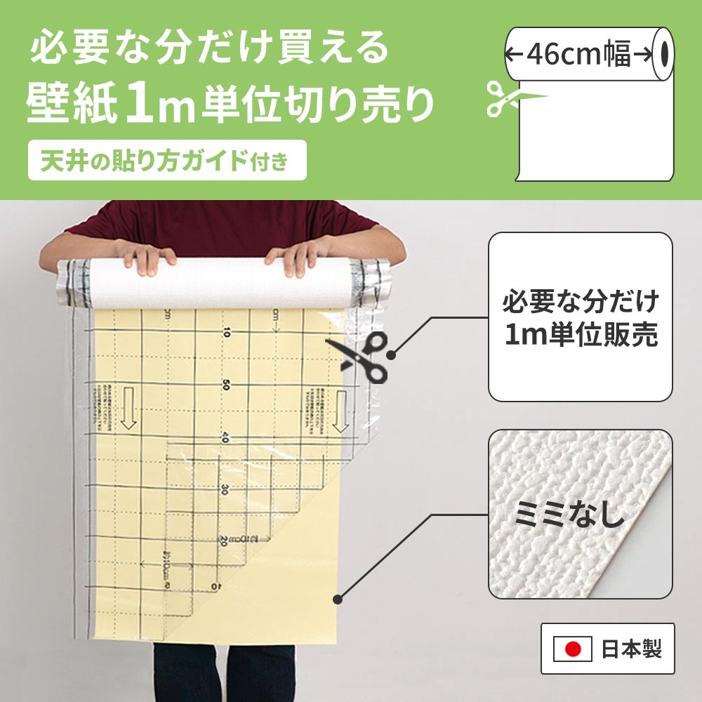 必要な分だけ買える1ｍ単位切売り