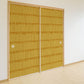 ふすまリメイクシート 拭けるシールタイプ Bookshelf マスタード (約185cm×100cm) HMST-BS-03