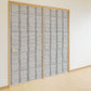 ふすまリメイクシート 拭けるシールタイプ Tsundoku グレー (約185cm×100cm) HMST-BS-06