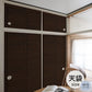 ふすまリメイクシート 拭けるシールタイプ 天袋タイプ Louver ダーク (約100cm×60cm)