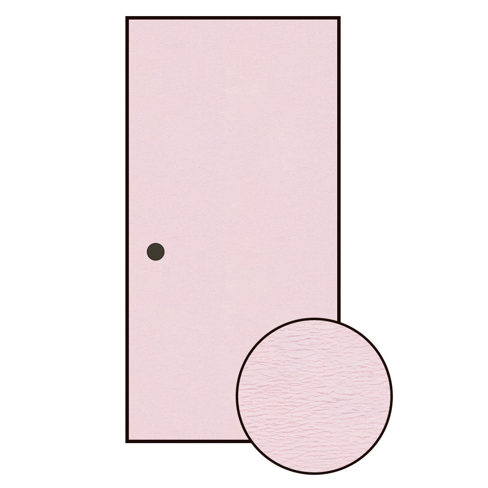 ふすまリメイクシート 拭けるシールタイプ 檀紙 桜色 (約185cm×100cm)