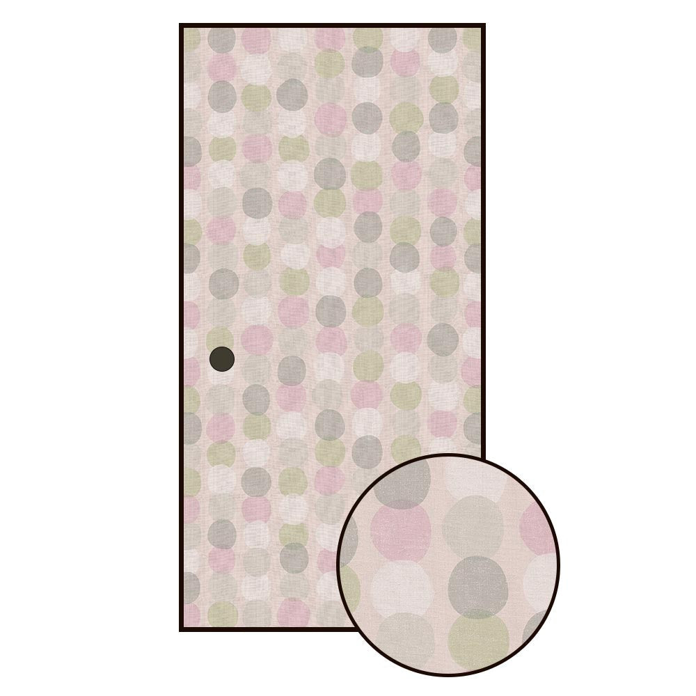 ふすまリメイクシート 拭けるシールタイプ 大正ロマン おだんご (約185cm×100cm)