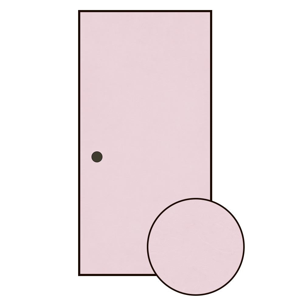 ふすまリメイクシート 拭けるシールタイプ 雲龍紙 桜色 (約185cm×100cm)