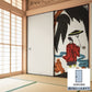 ふすまリメイクシート 拭けるシールタイプ HANAFUDA 柳に小野道風  (約185cm×100cm) HMST-HF-11