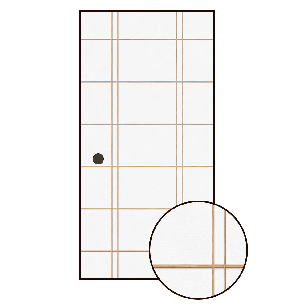 ふすまリメイクシート 拭けるシールタイプ Zen Craft B (約185cm×100cm)