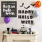 【水だけで貼れるようになりました!】Hattan Halloween ハッタン ハロウィン ロゴ ブラック HAL-LOG-01