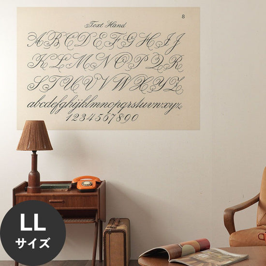 Hattan Art Poster ハッタンアートポスター Cursive fonts / HP-00002 LLサイズ(134cm×90cm)