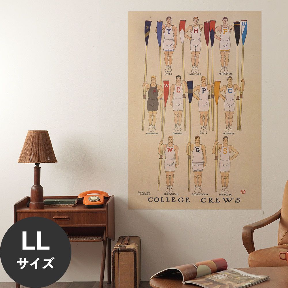 Hattan Art Poster ハッタンアートポスター College crews / HP-00065 LLサイズ(90cm×134cm)