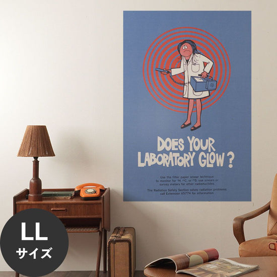 Hattan Art Poster ハッタンアートポスター Does your laboratory glow / HP-00086 LLサイズ(90cm×134cm)