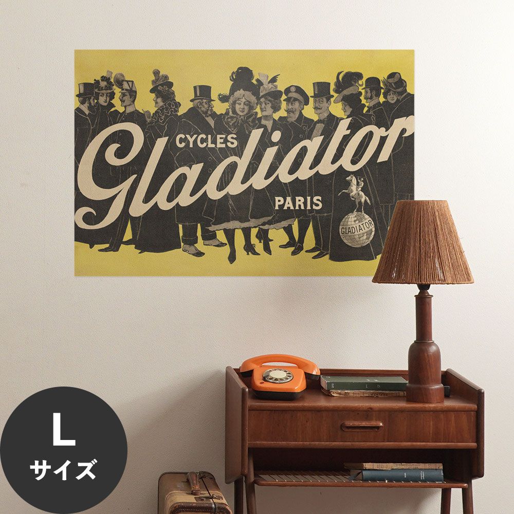 Hattan Art Poster ハッタンアートポスター Cycles Gladiator Paris / HP-00096 Lサイズ(90cm×60cm)