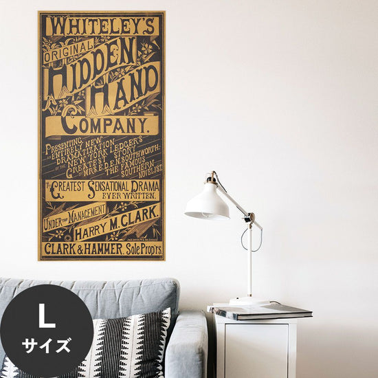 Hattan Art Poster ハッタンアートポスター Whiteley’s Original Hidden Hand Company / HP-00119 Lサイズ(46cm×90cm)